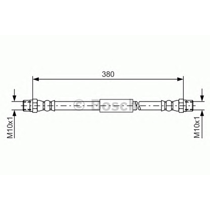 Foto Bremsschlauch BOSCH 1987476138