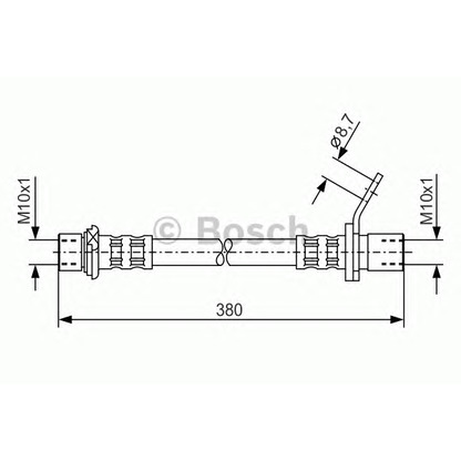 Foto Tubo flexible de frenos BOSCH 1987476160