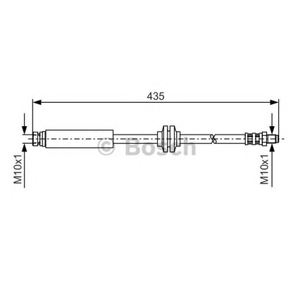 Фото Тормозной шланг BOSCH 1987476182