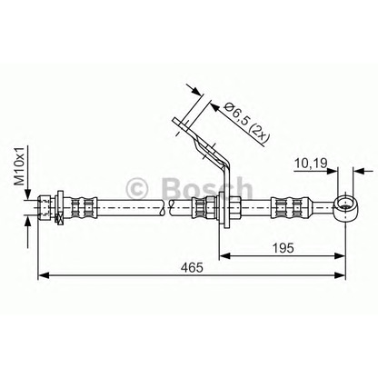 Photo Brake Hose BOSCH 1987476186