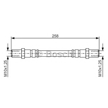 Photo Brake Hose BOSCH 1987476192