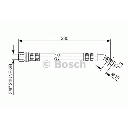 Foto Bremsschlauch BOSCH 1987476207