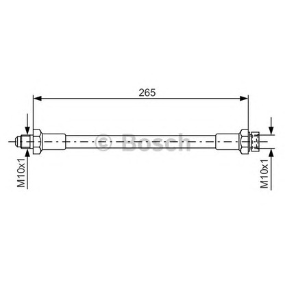 Foto Bremsschlauch BOSCH 1987476244