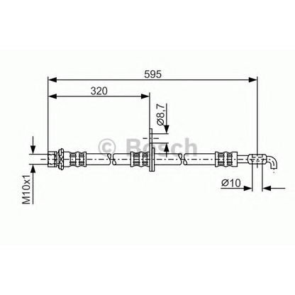 Photo Brake Hose BOSCH 1987476250