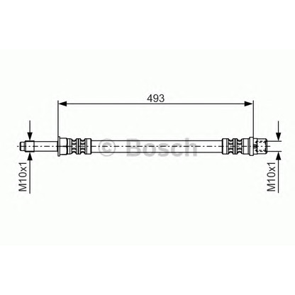 Фото Тормозной шланг BOSCH 1987476294