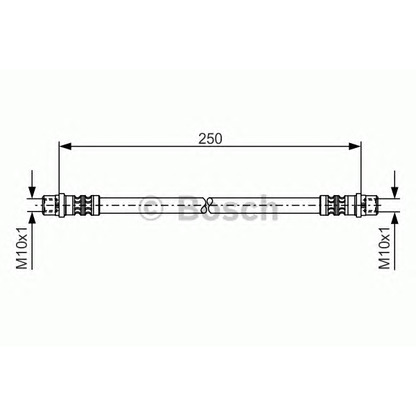 Фото Тормозной шланг BOSCH 1987476309