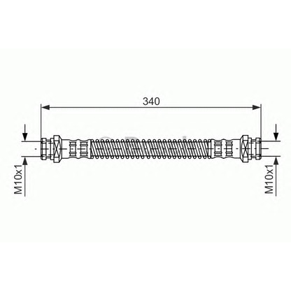 Zdjęcie Przewód hamulcowy elastyczny BOSCH 1987476343