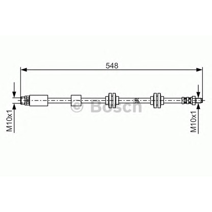 Zdjęcie Przewód hamulcowy elastyczny BOSCH 1987476360