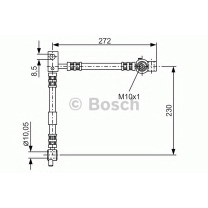 Foto Flessibile del freno BOSCH 1987476361