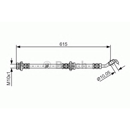 Фото Тормозной шланг BOSCH 1987476363