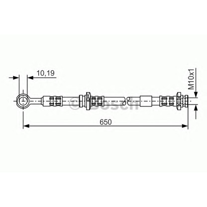 Zdjęcie Przewód hamulcowy elastyczny BOSCH 1987476364