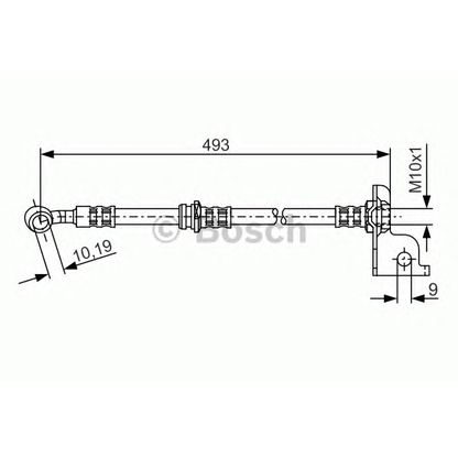 Foto Tubo flexible de frenos BOSCH 1987476371