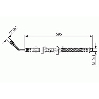 Foto Flessibile del freno BOSCH 1987476372