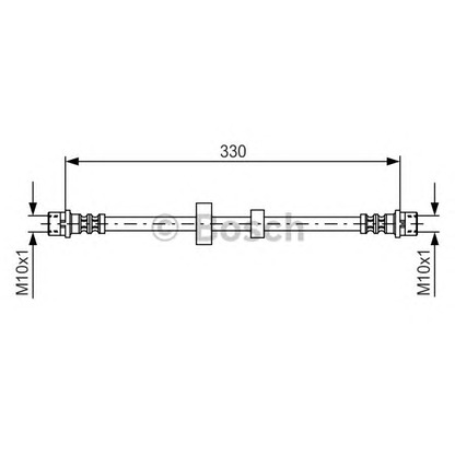 Foto Bremsschlauch BOSCH 1987476411