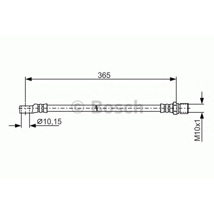 Фото Тормозной шланг BOSCH 1987476412