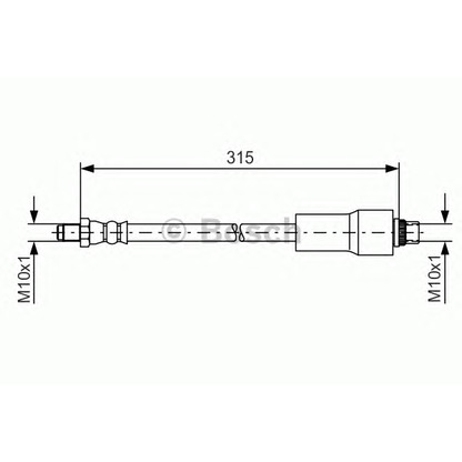 Photo Brake Hose BOSCH 1987476432