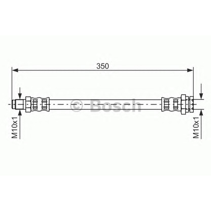 Фото Тормозной шланг BOSCH 1987476491