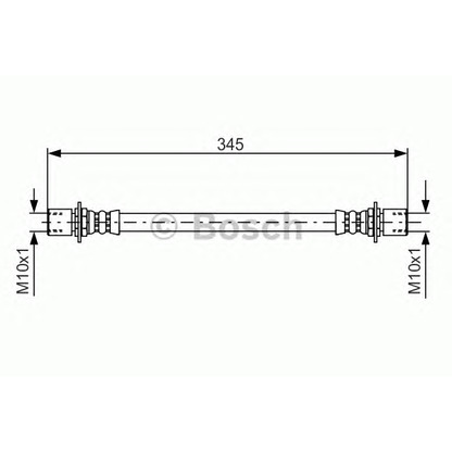 Foto Tubo flexible de frenos BOSCH 1987476497