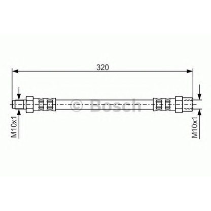 Zdjęcie Przewód hamulcowy elastyczny BOSCH 1987476610