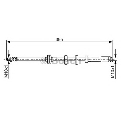 Фото Тормозной шланг BOSCH 1987476635