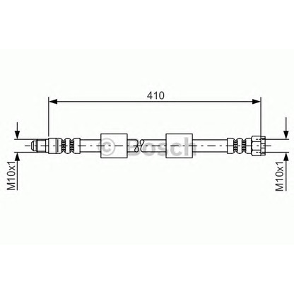 Фото Тормозной шланг BOSCH 1987476650