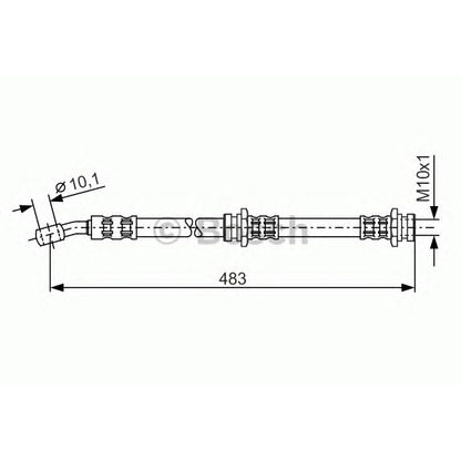 Zdjęcie Przewód hamulcowy elastyczny BOSCH 1987476654
