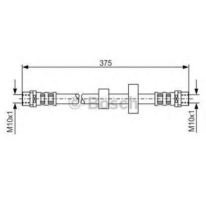 Фото Тормозной шланг BOSCH 1987476698