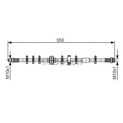 Zdjęcie Przewód hamulcowy elastyczny BOSCH 1987476861
