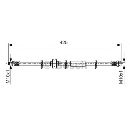 Фото Тормозной шланг BOSCH 1987476864