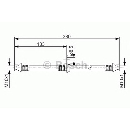 Фото Тормозной шланг BOSCH 1987476929