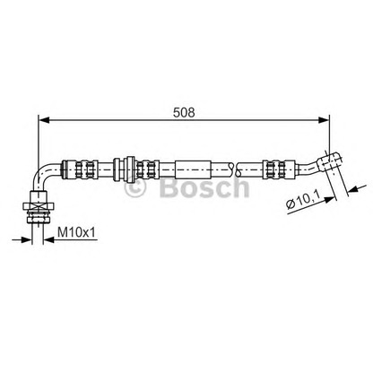 Фото Тормозной шланг BOSCH 1987476932