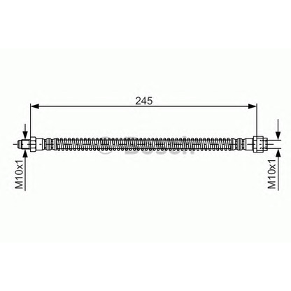 Foto Tubo flexible de frenos BOSCH 1987476950