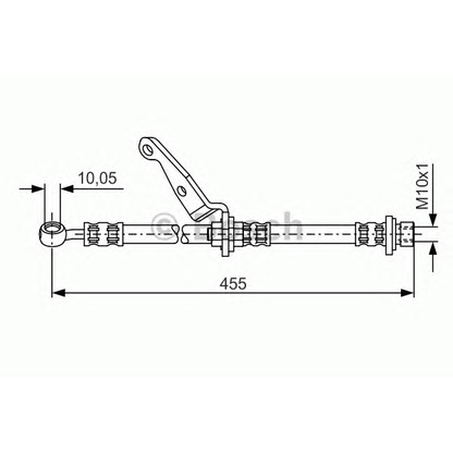 Фото Тормозной шланг BOSCH 1987476973