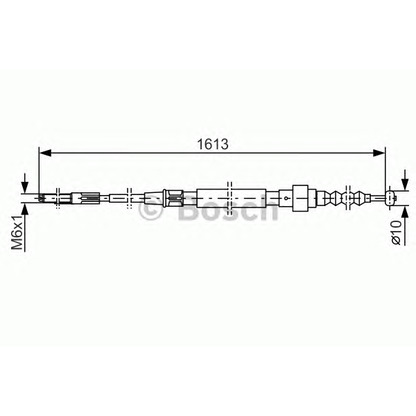 Foto Cable de accionamiento, freno de estacionamiento BOSCH 1987477162