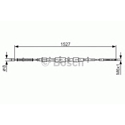 Foto Cavo comando, Freno stazionamento BOSCH 1987477164