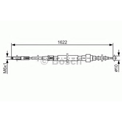 Foto Cable de accionamiento, freno de estacionamiento BOSCH 1987477167