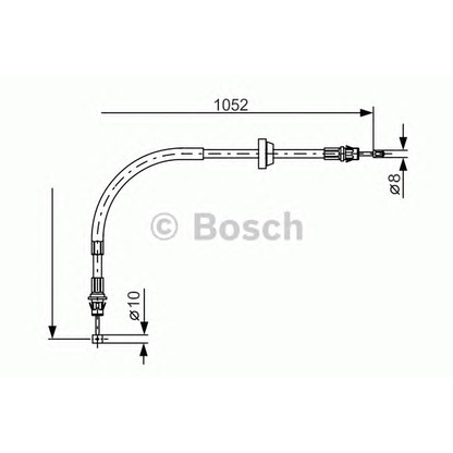 Foto Seilzug, Feststellbremse BOSCH 1987477186