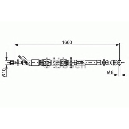 Foto Cable de accionamiento, freno de estacionamiento BOSCH 1987477411