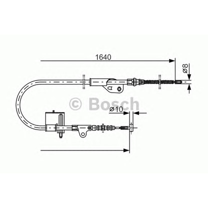 Foto Cavo comando, Freno stazionamento BOSCH 1987477752