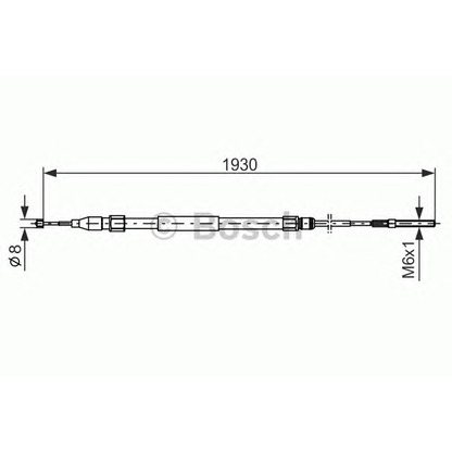 Foto Cavo comando, Freno stazionamento BOSCH 1987477821