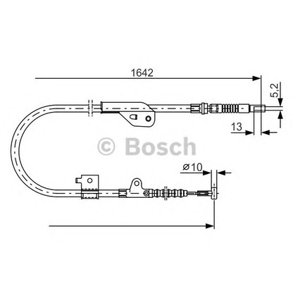 Foto Cavo comando, Freno stazionamento BOSCH 1987477981