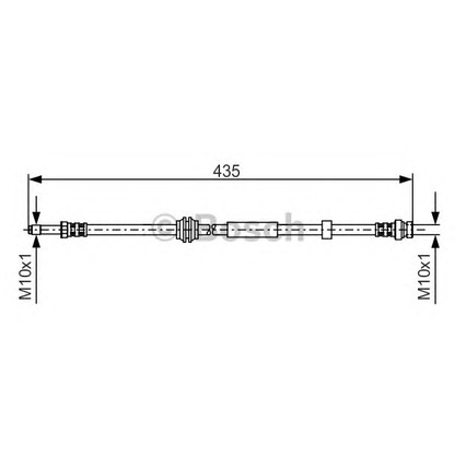 Zdjęcie Przewód hamulcowy elastyczny BOSCH 1987481023