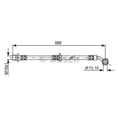 Photo Brake Hose BOSCH 1987481027