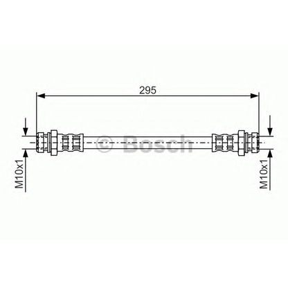 Фото Тормозной шланг BOSCH 1987481039