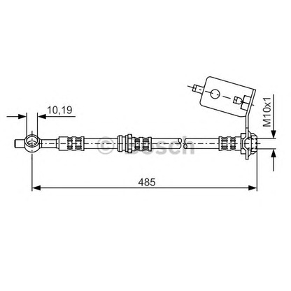 Фото Тормозной шланг BOSCH 1987481050