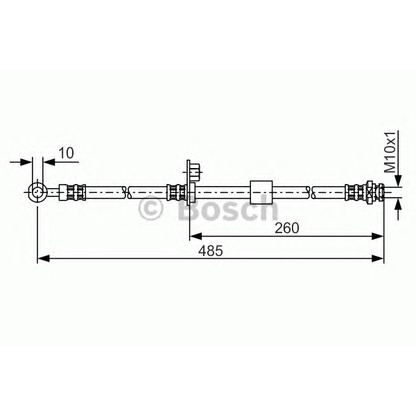 Photo Brake Hose BOSCH 1987481054