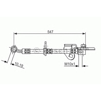 Photo Brake Hose BOSCH 1987481075