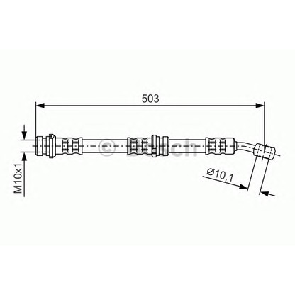 Фото Тормозной шланг BOSCH 1987481098