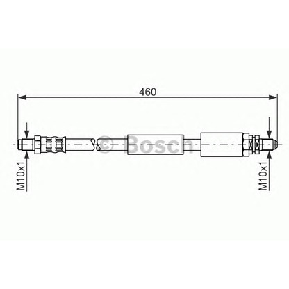 Zdjęcie Przewód hamulcowy elastyczny BOSCH 1987481114