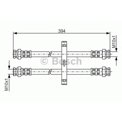 Foto Tubo flexible de frenos BOSCH 1987481118